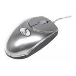 Мышь для ноутбука A4 Tech 3D MOP-18-11, Mini USB + PS/2 Серая