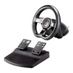 Руль Genius Speed Wheel 5 Pro, 2 педали, 11 кнопок, виброотдача, USB