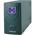 UPS Vivaldi 1200VA Lcd Black (один завод и качество APC) управляемый, AVR, хол.старт, 2евро розетки